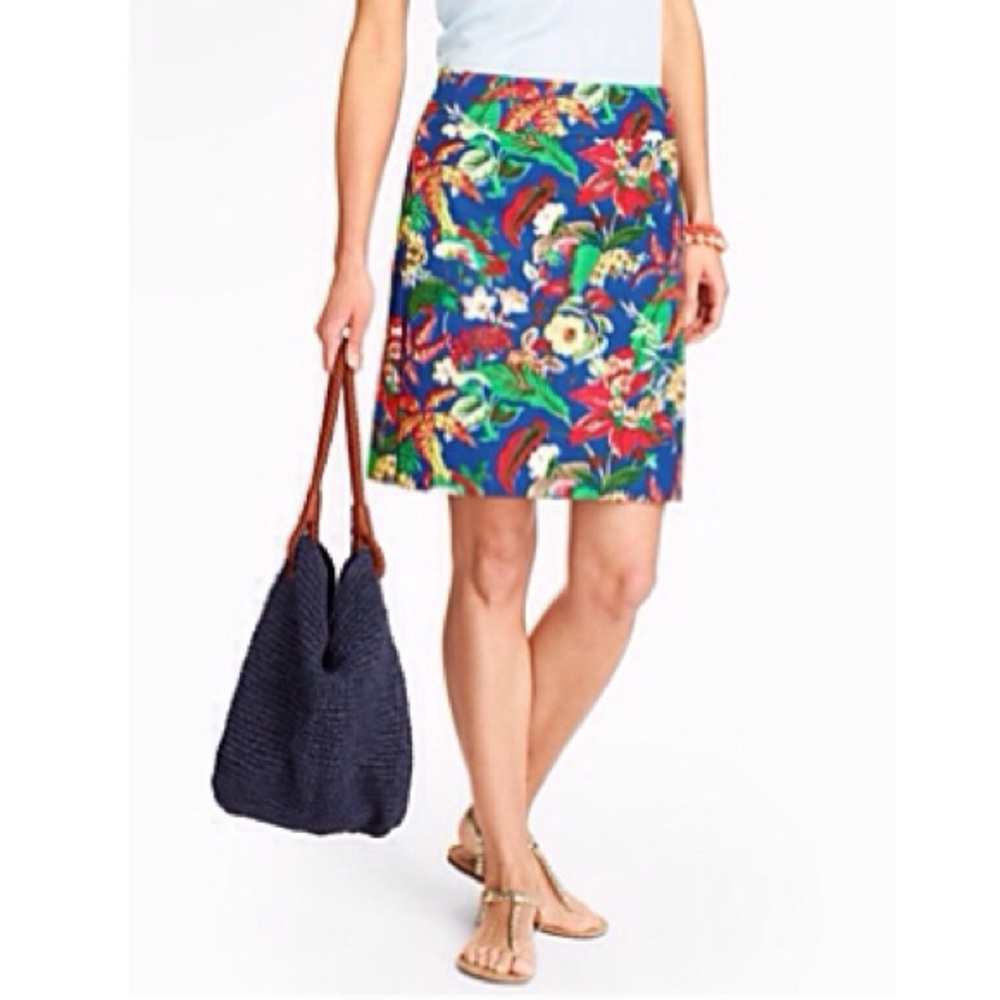 Talbots Tropical Print Skirt - Picture 1 of 4